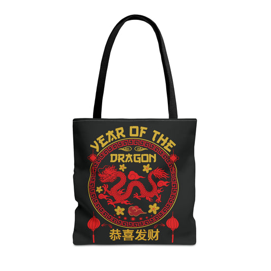 2024 year of the Dragon Chinese New Year Tote Bag
