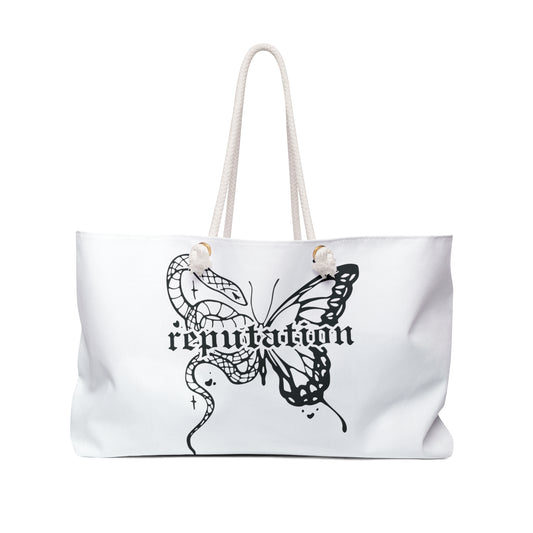REPUTATION Butterfly and Snake design. Perfect Gift For Swifties! Weekender Bag
