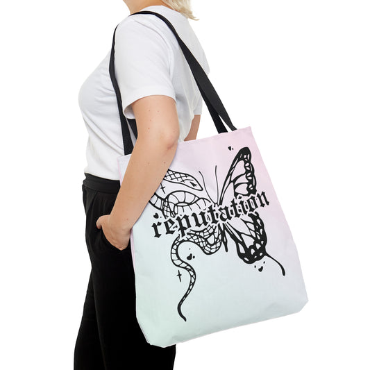 REPUTATION Butterfly and Snake design. Perfect Gift For Swifties! Tote Bag