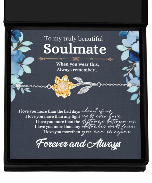 Soulmate Sunflower Bracelet Gifts Just Because